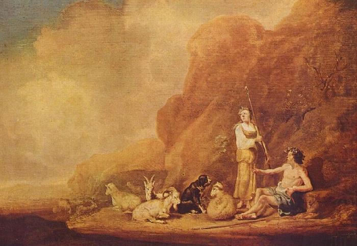 POTTER, Paulus Hirtenjunge und Hirtenmadchen oil painting picture